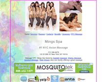 Tablet Screenshot of nyasianspa.com